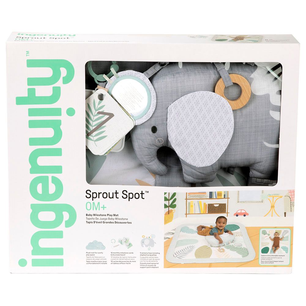 Ingenuity - Sprout Spot Baby Milestone Play Mat