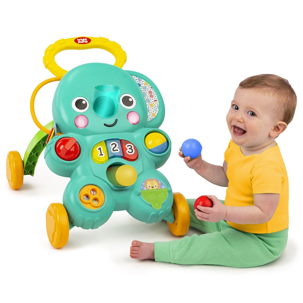 Bright Starts - 2-in-1 Stroll N Roll Ball Play Walker