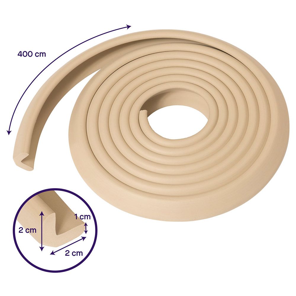 Clevamama - Multi Purpose Edge Guard - 4m - Beige