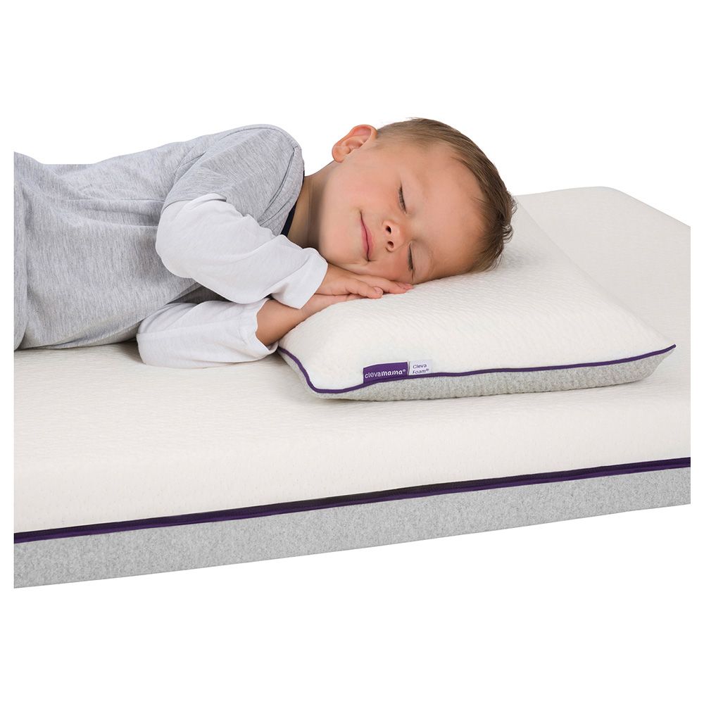 Clevamama - Toddler Pillow - White/Blue