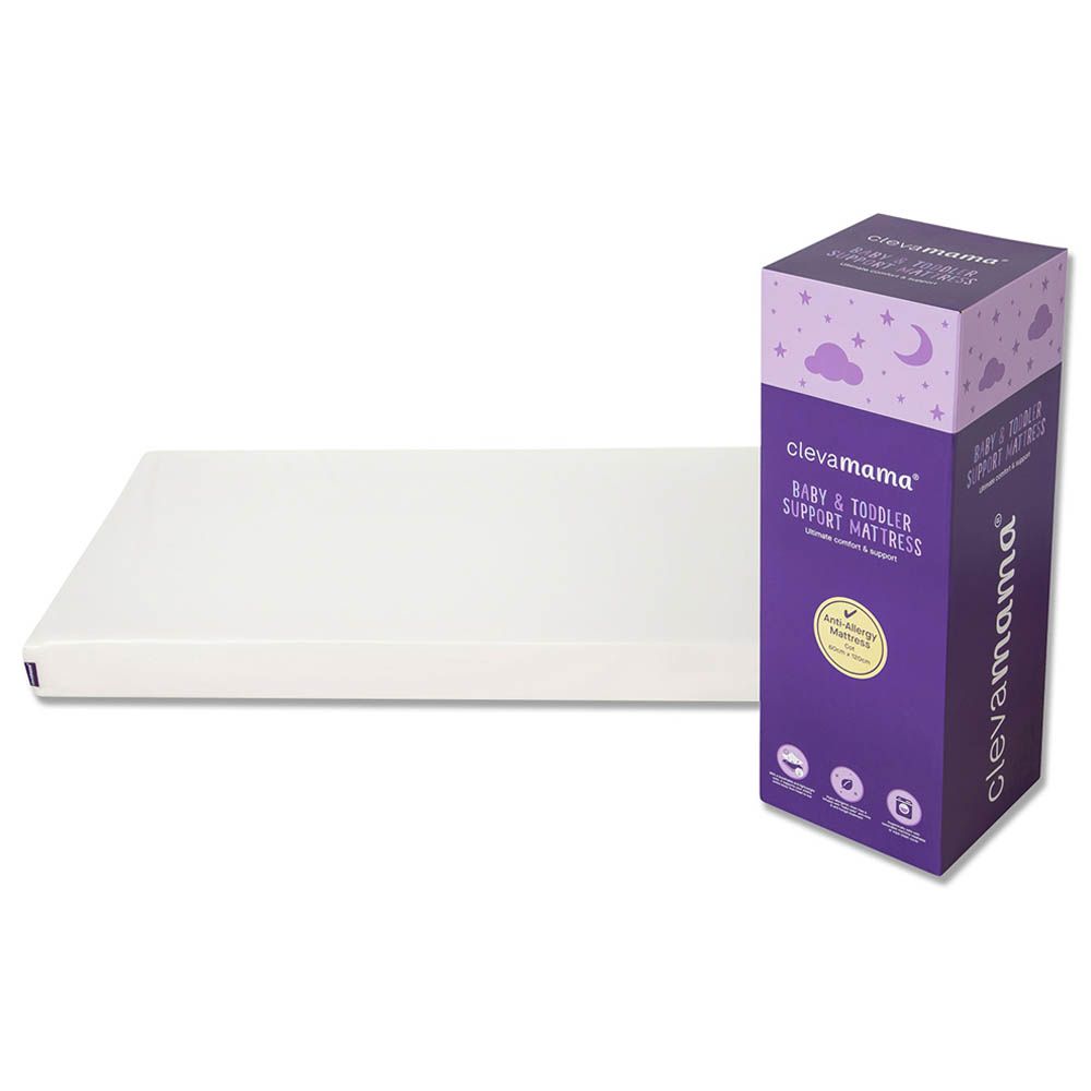 Clevamama - Clevamama Anti-Allergy Mattress - 60x120x10cm - Cot Size