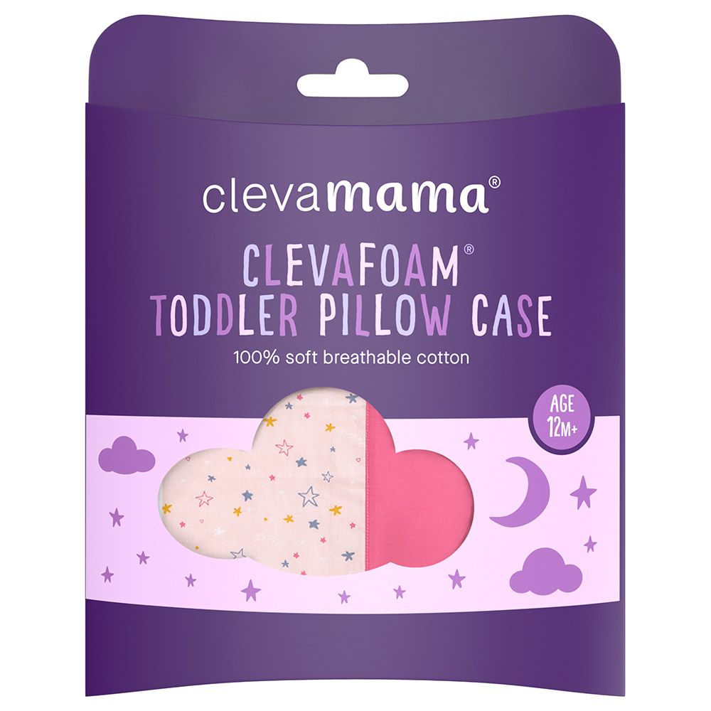 Clevamama - Toddler Pillow Case - Pink