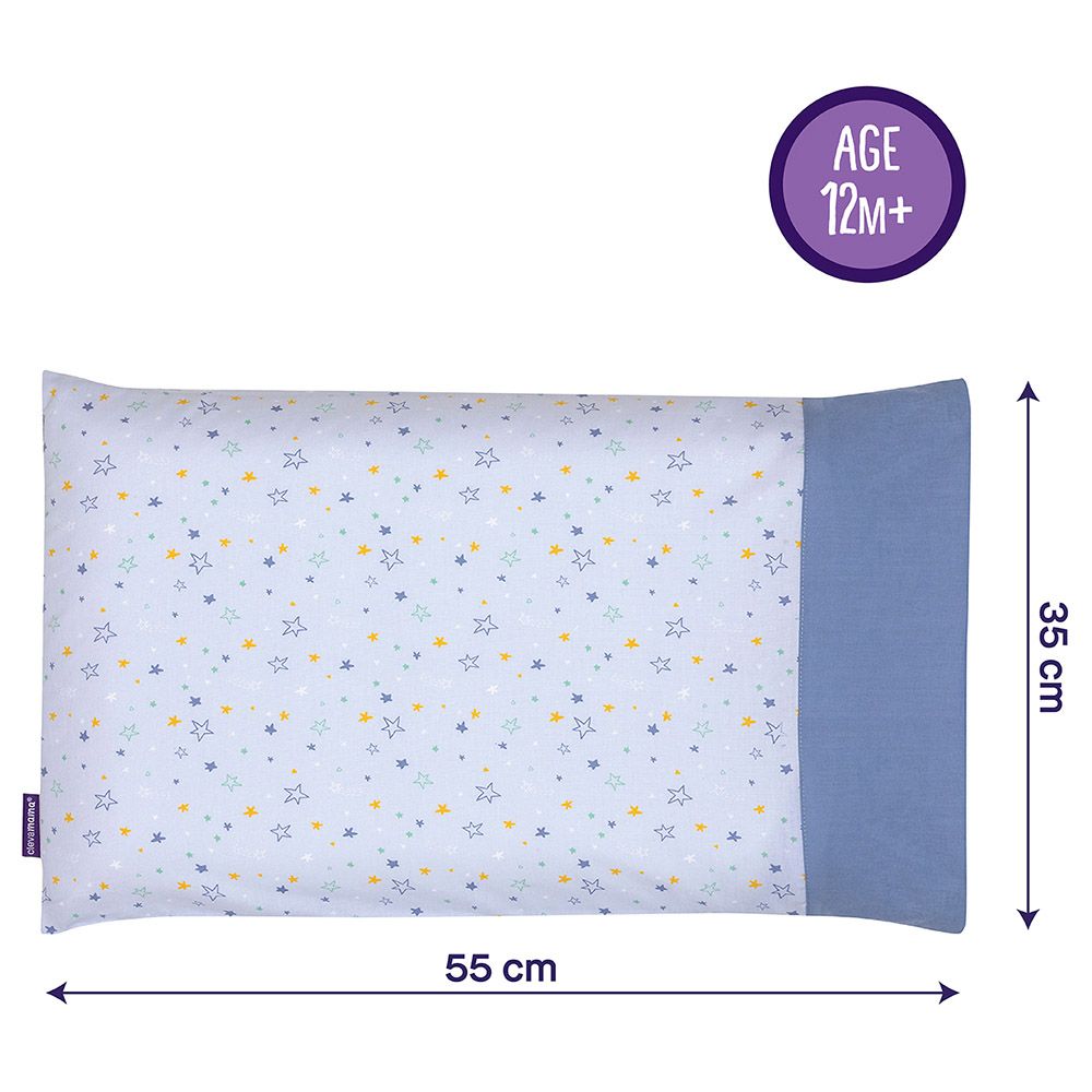 Clevamama - Toddler Pillow Case - Blue