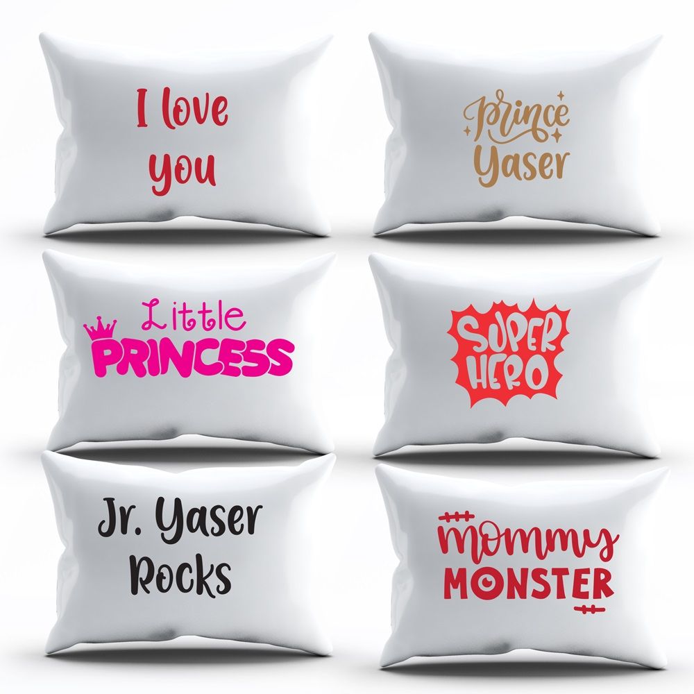 Twinkle Hands - Personalised Pillowcase - Red