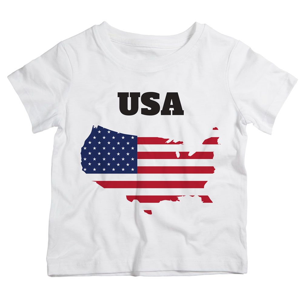 Twinkle Hands - USA Flag T-Shirt - White