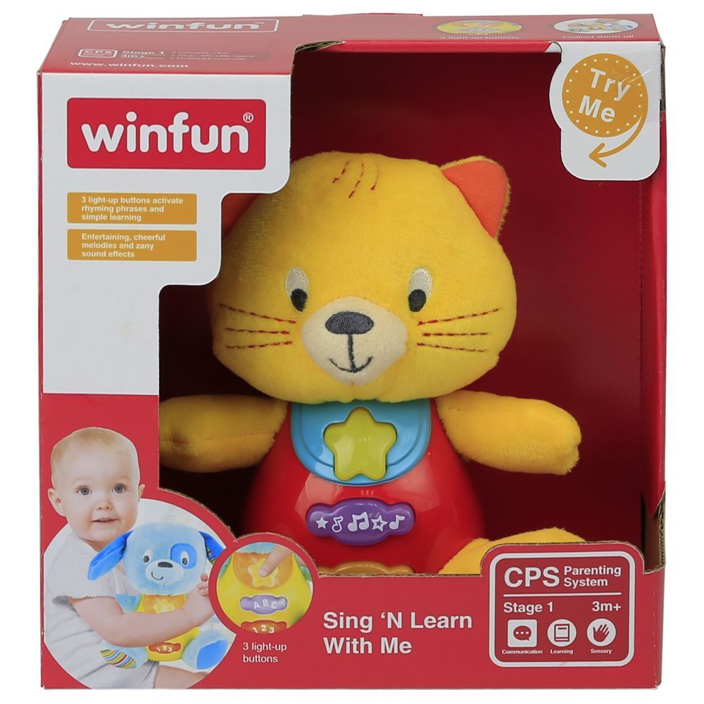 Winfun - Sing 'N Learn With Me - Kelsey Cat