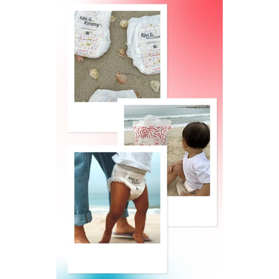 Kim & Kimmy - Diaper Pants Size 4 9-14kg - Good Vibes - 44pc