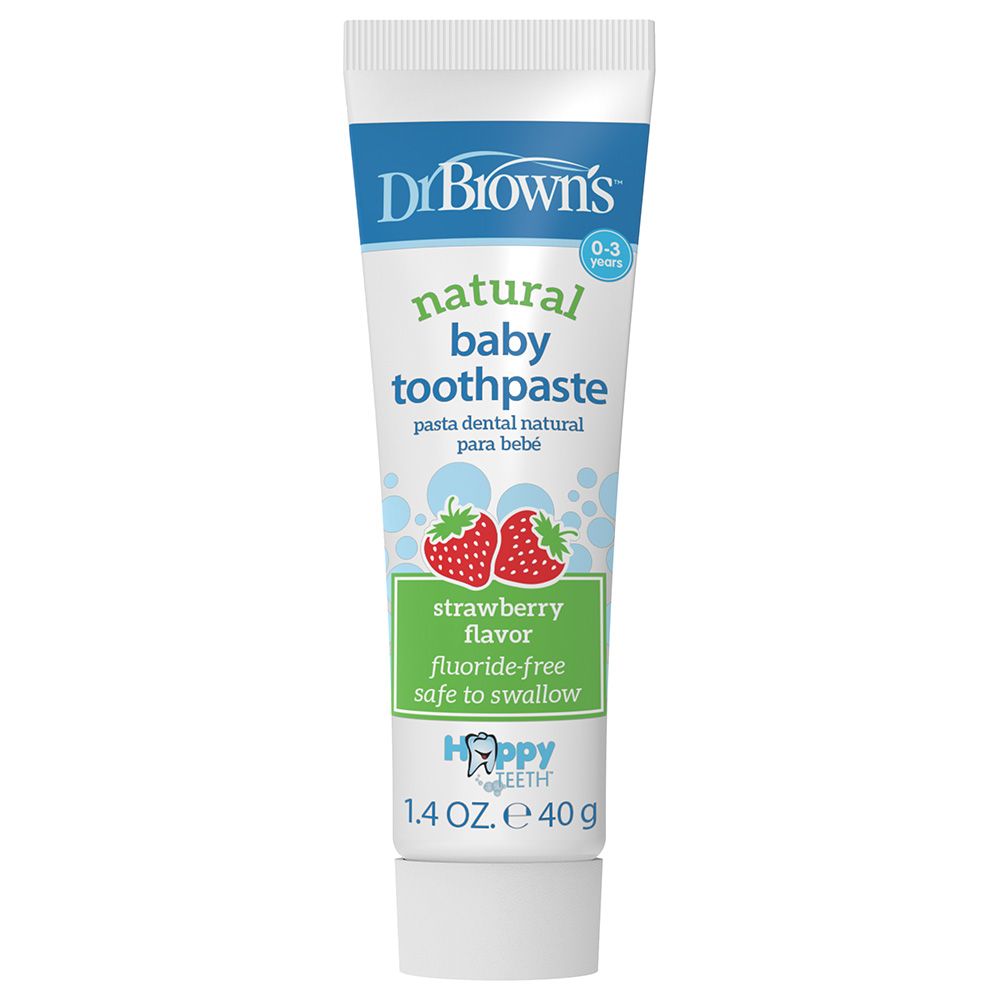 Dr. Brown's - Happy Teeth Fluoride Free Toothpaste Strawberry