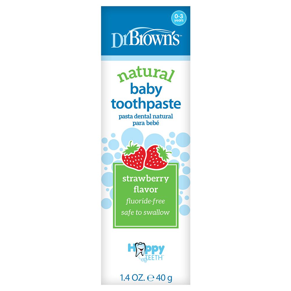 Dr. Brown's - Happy Teeth Fluoride Free Toothpaste Strawberry