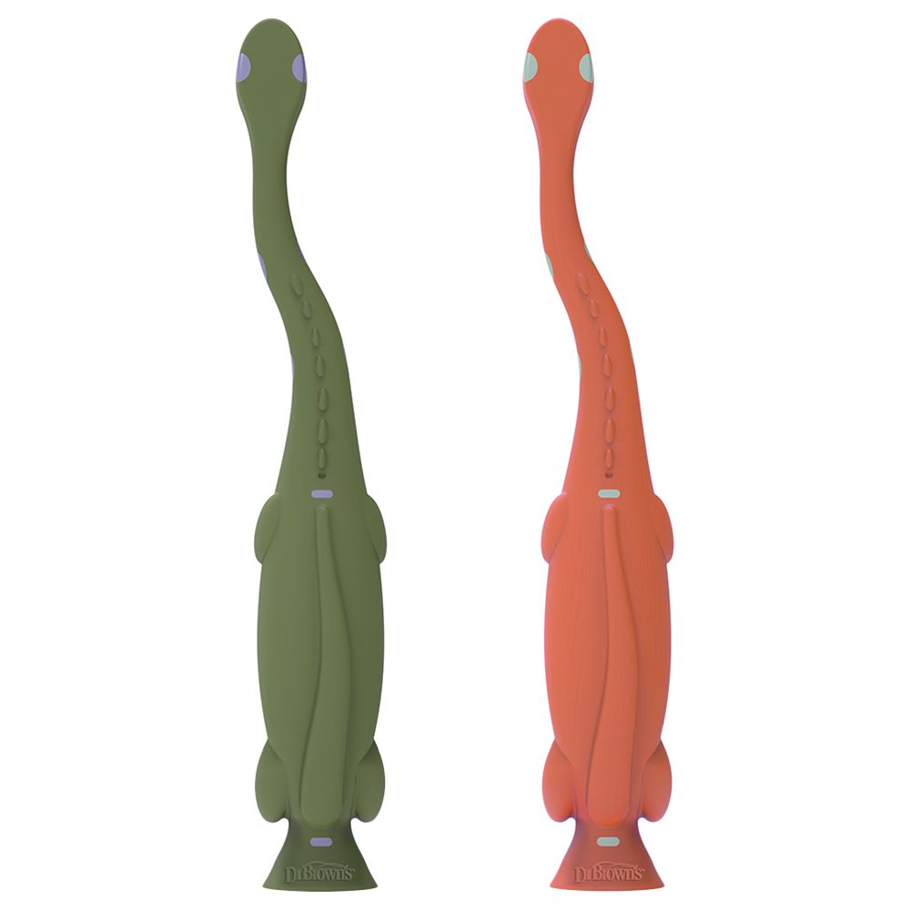 Dr. Brown's - Toddler Toothbrush - Dinosaur - Pack of 2