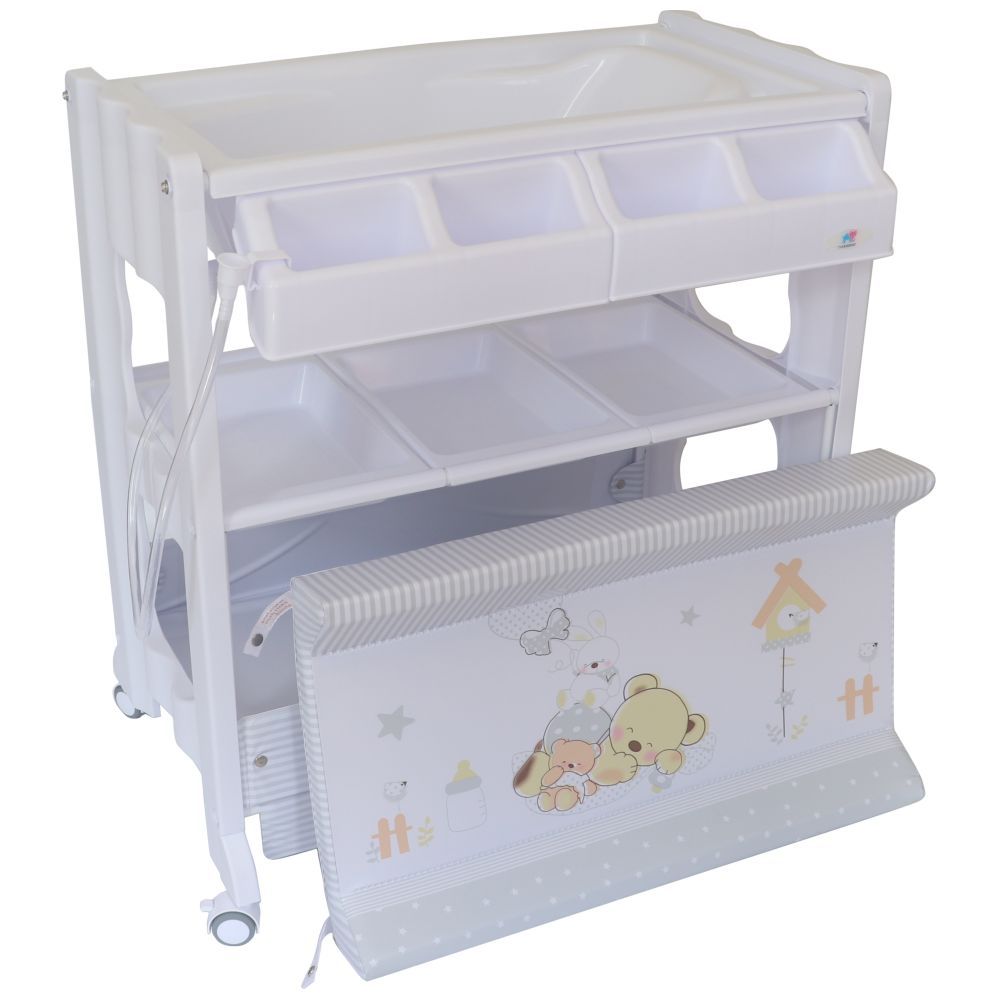 TheKiddoz - Changing Table With Bathtub - Grey