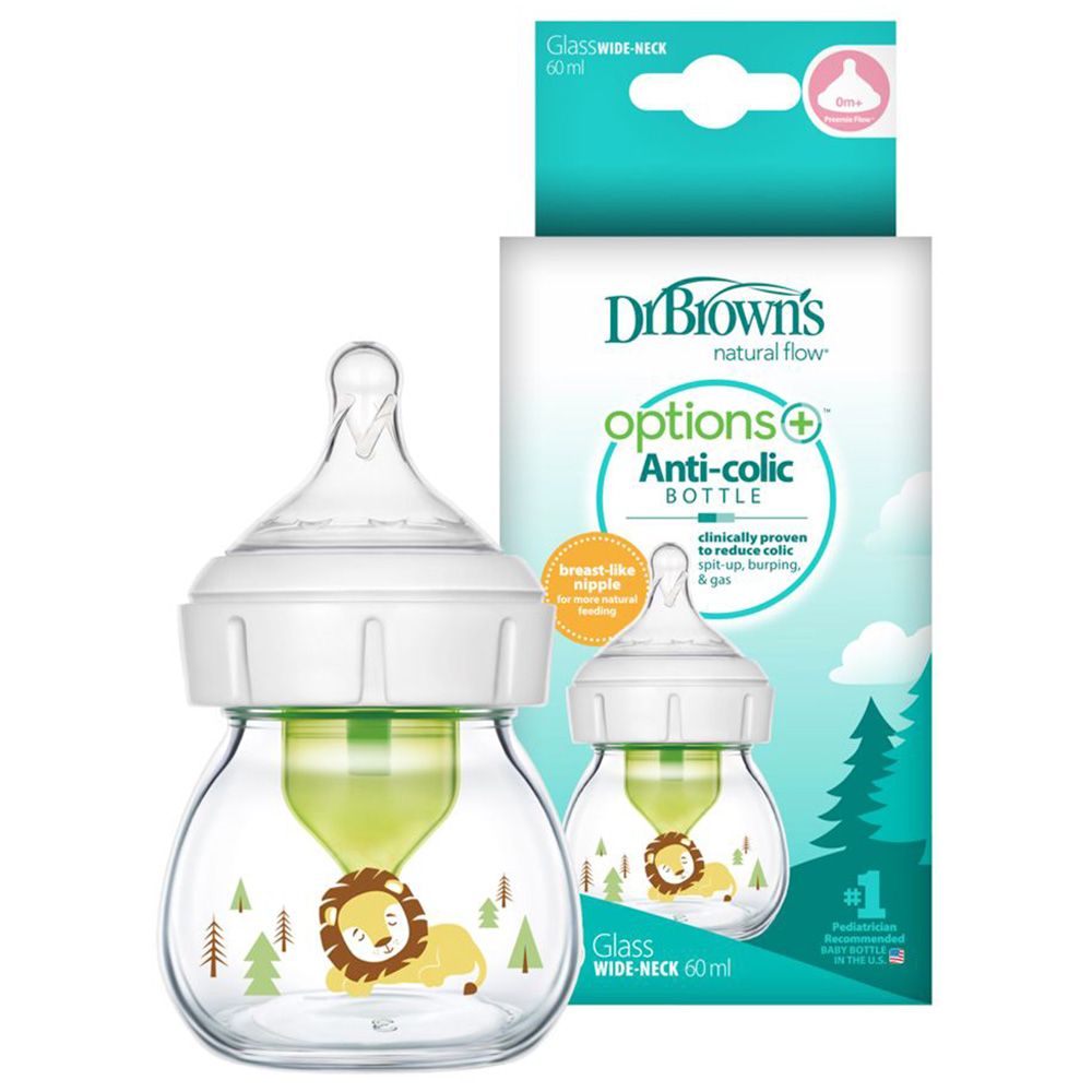 Dr. Brown's - Bottle W/ Preemie Nipple - Lion