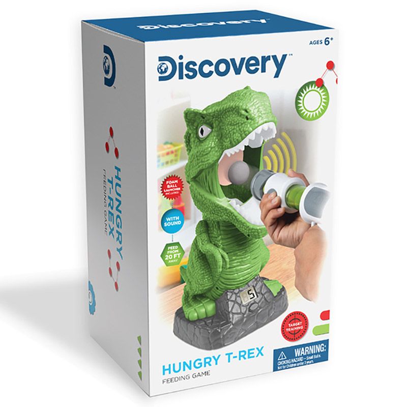 Discovery - Kids Hungry T-Rex Feeding Game w/ Sound