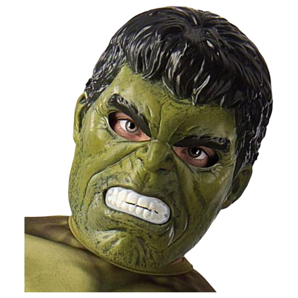 Rubies - Official Marvel Avengers Hulk Deluxe Child's Mask Green