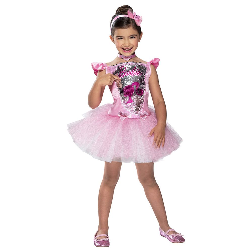 Rubies - Mattel Barbie Ballerina Child Costume - Pink