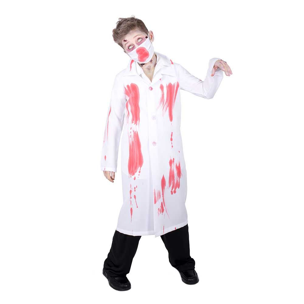 Mad Costumes - Zombie Doctor Kids Halloween Costume - White