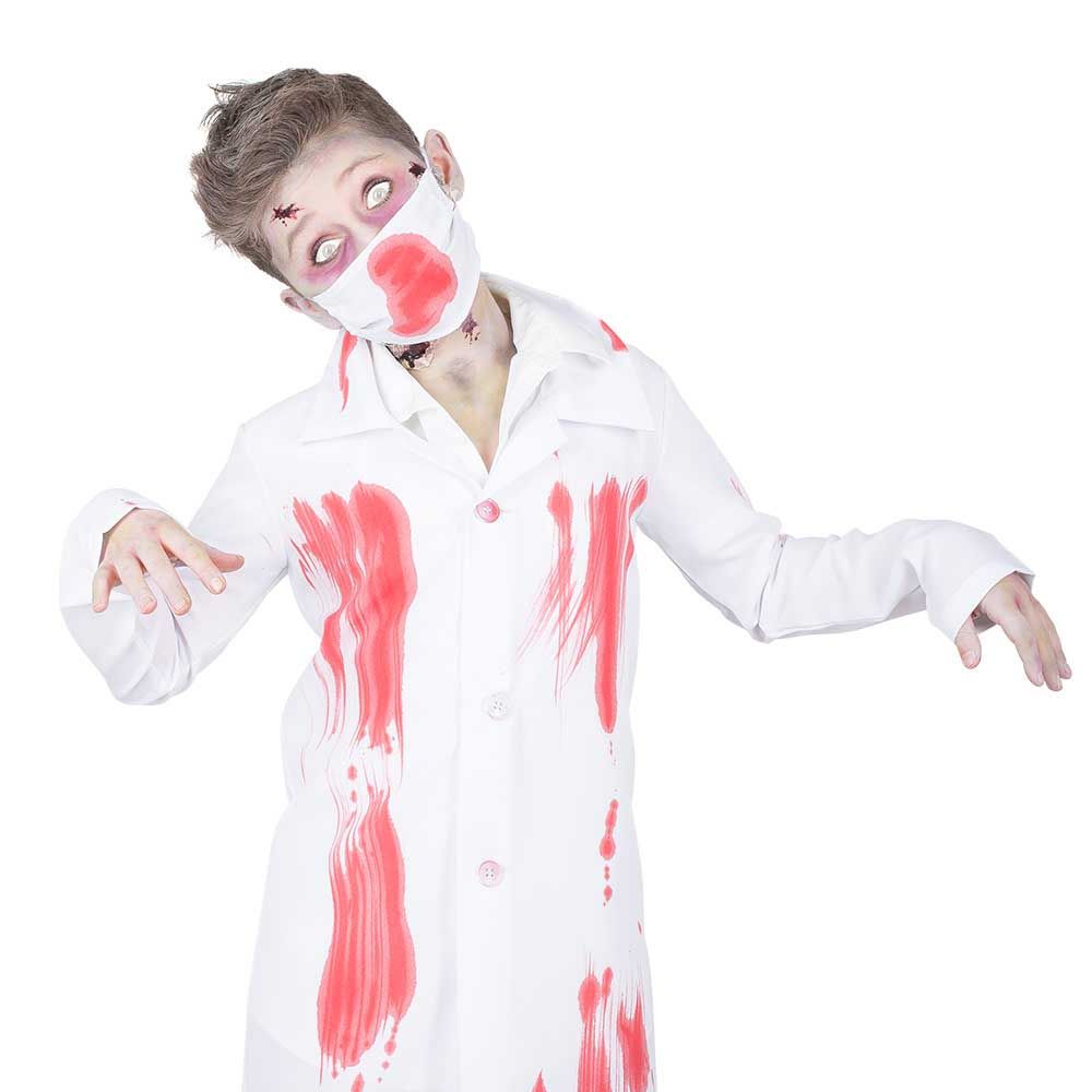 Mad Costumes - Zombie Doctor Kids Halloween Costume - White