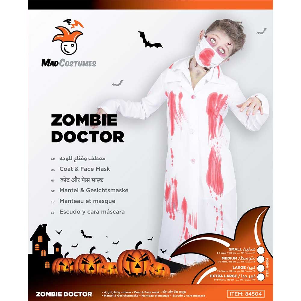 Mad Costumes - Zombie Doctor Kids Halloween Costume - White