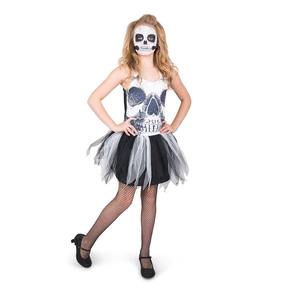 Mad Costumes - Skull Face Tutu Dress Costume - Black_M