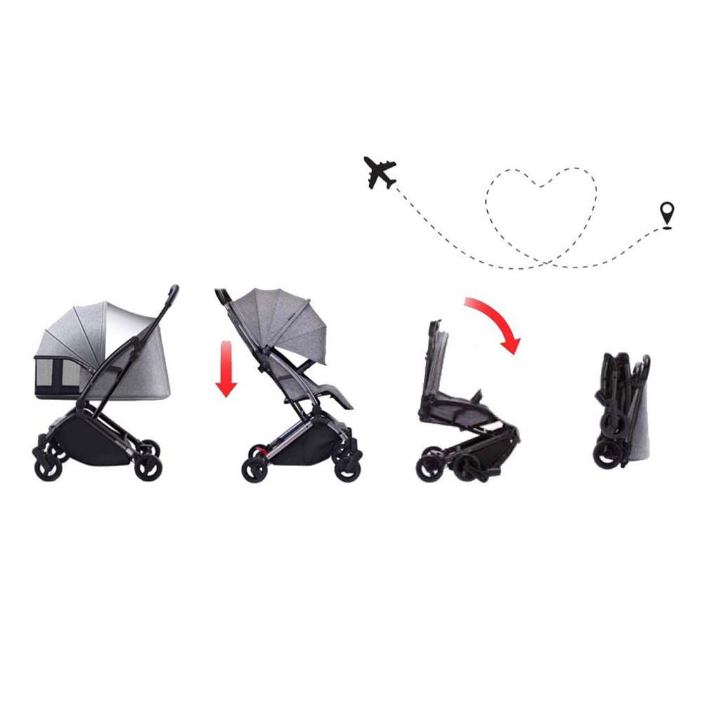 Youbi - Infant To Toddler German Travel Light Stroller Grey