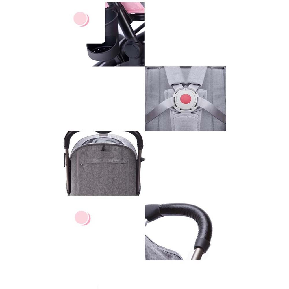 Youbi - Infant To Toddler German Travel Light Stroller Grey