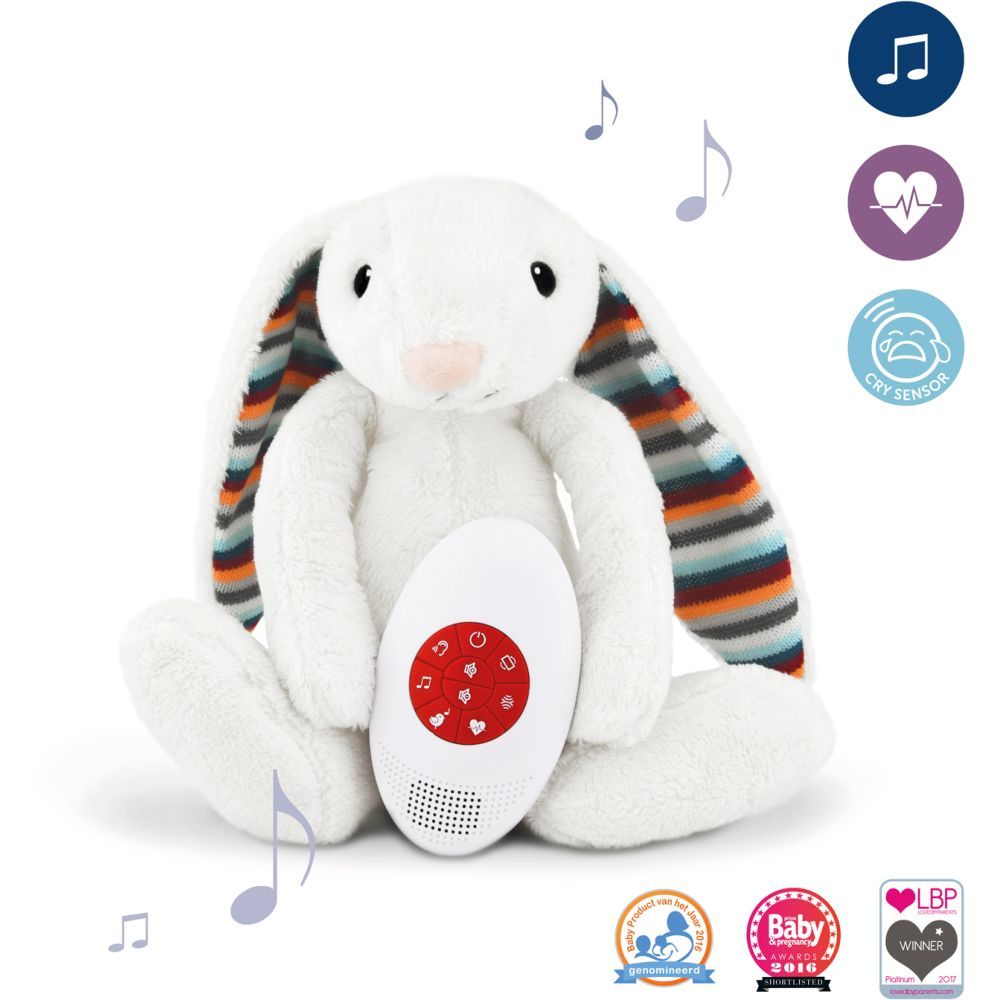 ZAZU - Bibi the Bunny Musical Soft Toy - White