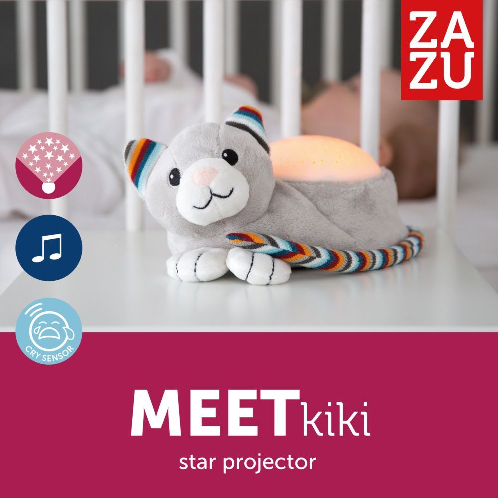 ZAZU - Kiki the Kitten Star Projector - Grey