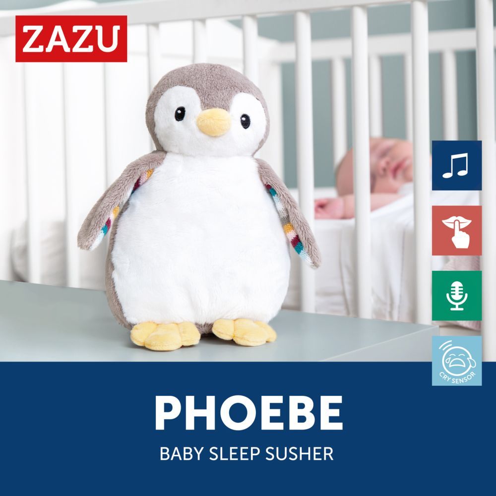 ZAZU - Phoebe The Penguin Baby Sleep Shusher