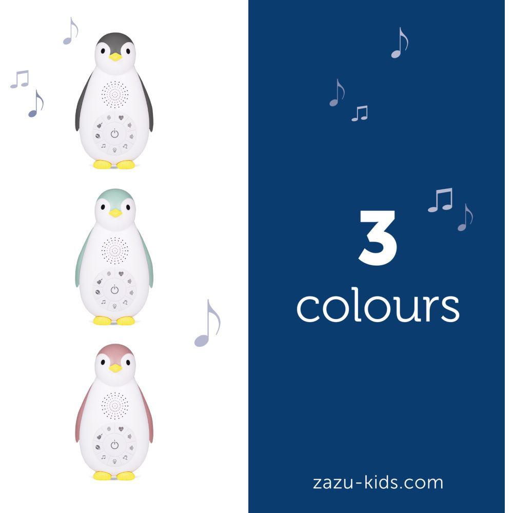 ZAZU - Zoe the Penguin Nightlight - Grey