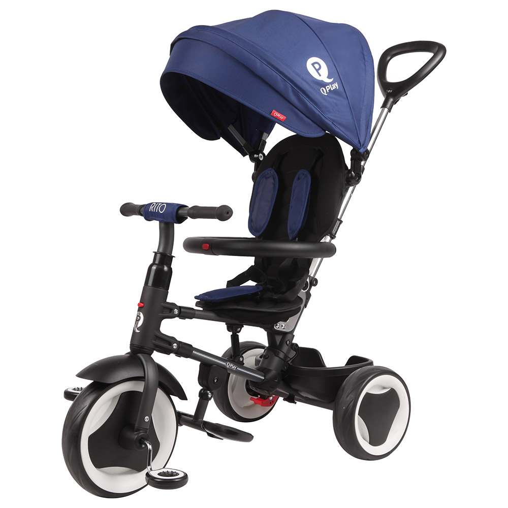 QPlay Rito Plus Folding Trike Blue Buy at Best Price from Mumzworld